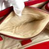 Gucci Dionysus Bamboo Handbag Leather Red Women 448075 Used