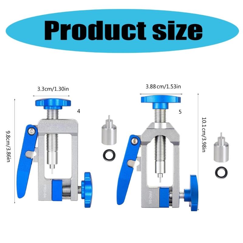 Fahrräder Ölnadel Einsetzwerkzeug Hydraulische Scheibenbremsleitung Einsetzwerkzeug mit Schneider Nadeltreiber Einsetzwerkzeug