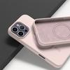 Applicable iPhone16 liquid silicone magsaf mobile phone case Apple 14 skin feeling 15PM protective case wholesale