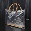 Clear Tote Bag DIY Handmade PVC Handbag Making Kit Large Capacity Gift Bag Woman