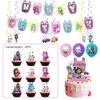 Gabbys Dollhouse Kids Birthday Party Supplies Decor Balloons Flag Topper Cake