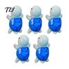 Magnetic Memo Holders 5Pcs Mini Resin Turtle Refrigerator Magnet, Colorful Tortoise Fridge Decorative Magnets Home Office Kitchen Locker Accessories
