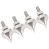 HiFi Speaker Spike Shockproof Stainless Steel Speaker Isolation Feet Spikes for Amplifier CD DVD Player 4pcs M6