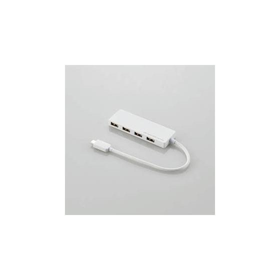 ELECOM USB Type-C подключение 4-портовый USB 2.0 хаб U2HC-A429BWH