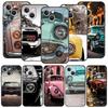Custodia per Telefono Auto d'Epoca Classica Vecchia Retrò per iPhone 16 13 15 14 12 11 Pro MAX XR X SE XS 7 8 Plus Cover Guscio Morbido in TPU