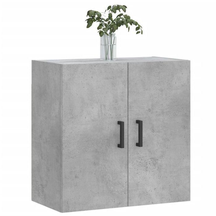 VidaXL Armoire murale gris béton 60x31x60 cm bois d'ingénierie 829968