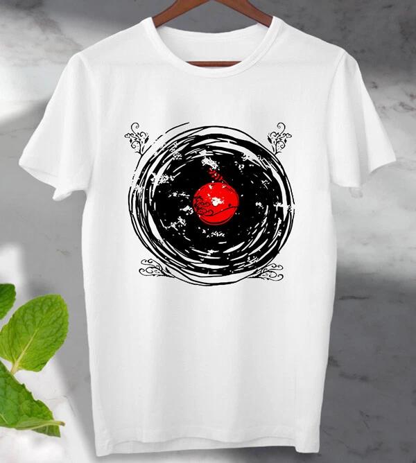 

Vinyl Records Enchanting Twirls Music T-Shirt Top Ideal gift 2XL
