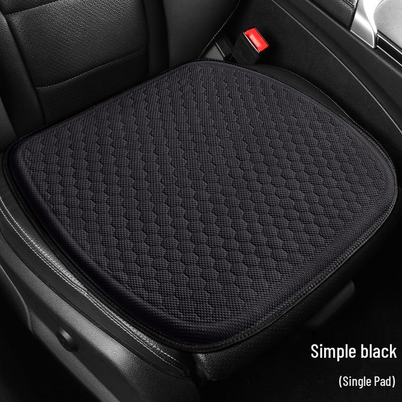 Universal Cooling Gel Car Seat Cushion - Breathable Ice Silk, All-Season, with Backrest