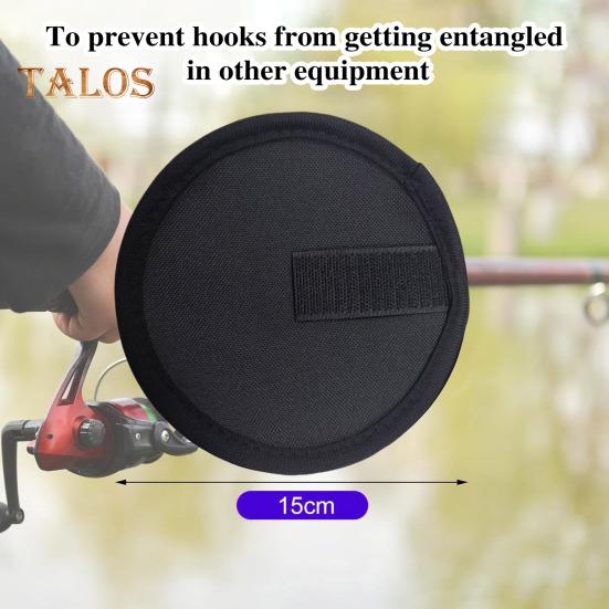 1/2/4/6/8 Stück Angelköderhülle Wasserdichtes Oxford-Tuch Angelrutenköderabdeckung Schutzschild Angelhakenschutz Angelzubehör