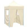 VidaXL Foldable Reception Tent with 4 Walls Outdoor Gazebo Garden Marquee Camping Trip 48882