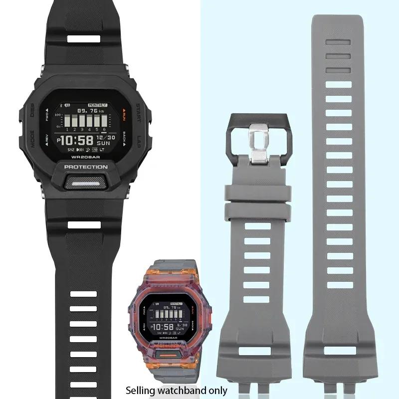 Hochwertiges Harz-Uhrenarmband für Casio G-SHOCK Serie 3506 GBD-200-200SM-200RD-4 Spezielles Silikonband Herren Sportarmband