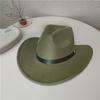 Daily Wear Cowboy Hat Retro Jazz Cap New Gentleman Hat  Autumn Winter