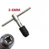 Manual Tapping Wrench Thread Tapping Tool Set M3-M8 3mm-6mm and 5-12mm-M5-M12 T-shaped Tool Kit Easy To Install