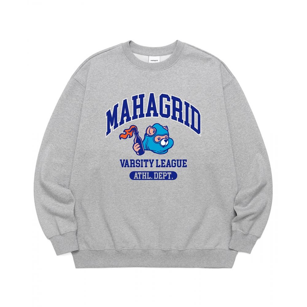 

СВИТШОТ MAHAGRID COBY VARSITY СЕРЫЙMG2BSMM487A
