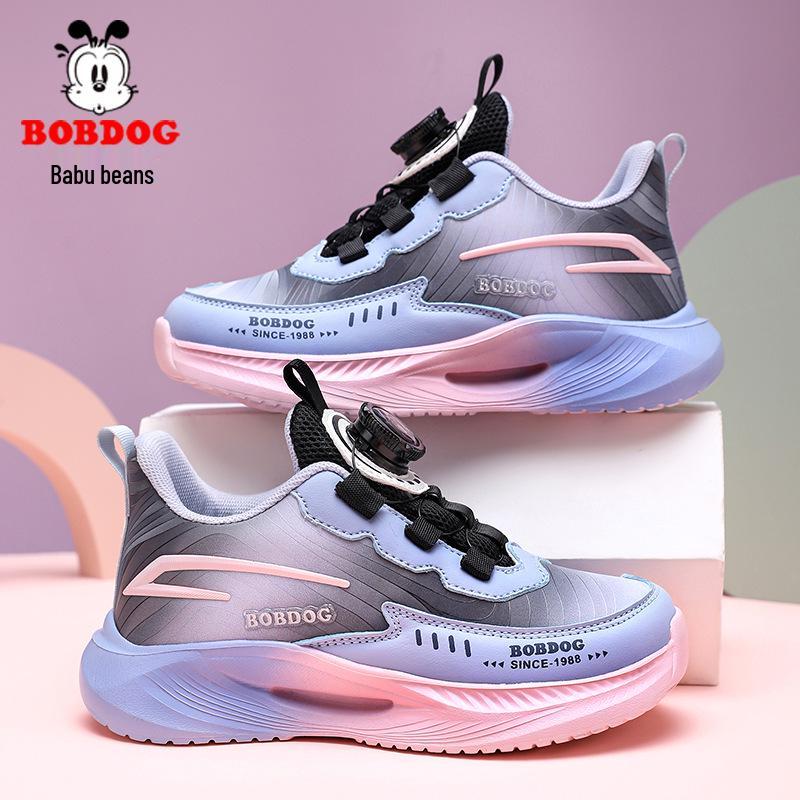 Bobodou 2025 Velvet-Lined Cotton Leather Sneakers for Boys and Girls - Warm Winter Sports Shoes 34 - 21.7cm