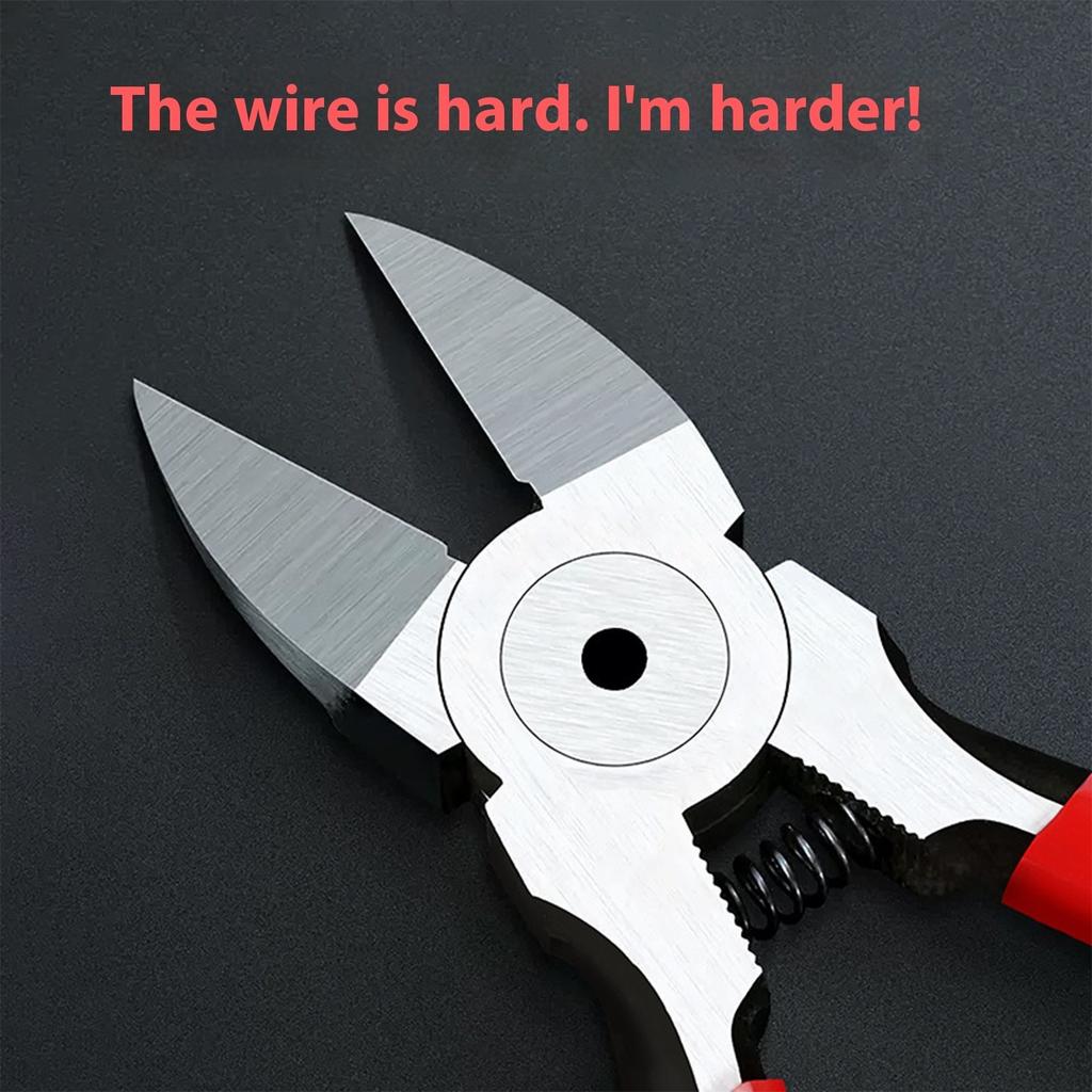Industriequalität Abgewinkelte Bündigschneider Hochleistungs-Drahtschneider DIY-Drahtschneider für Handwerk Schmuck Elektroarbeiten