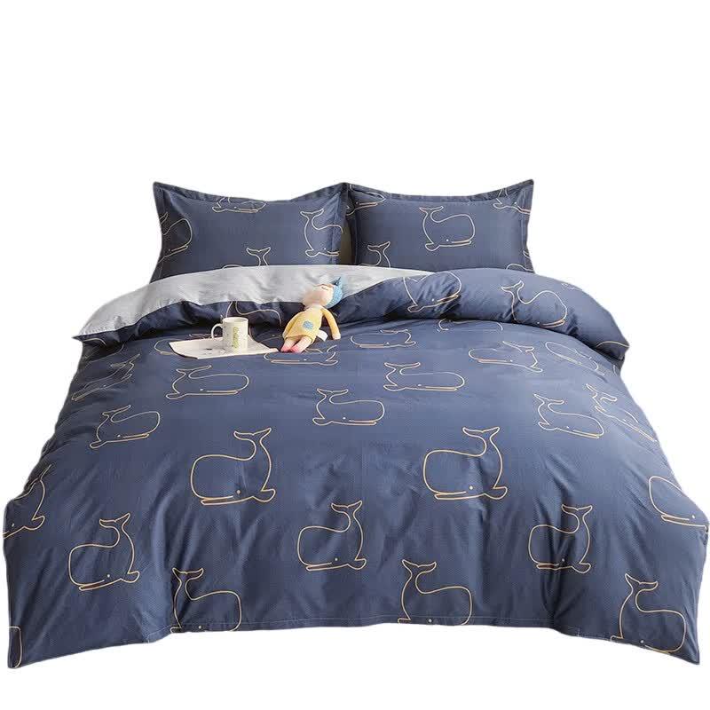 Nanjiren Muji Style Cotton 4-Piece Travel Bedding Set