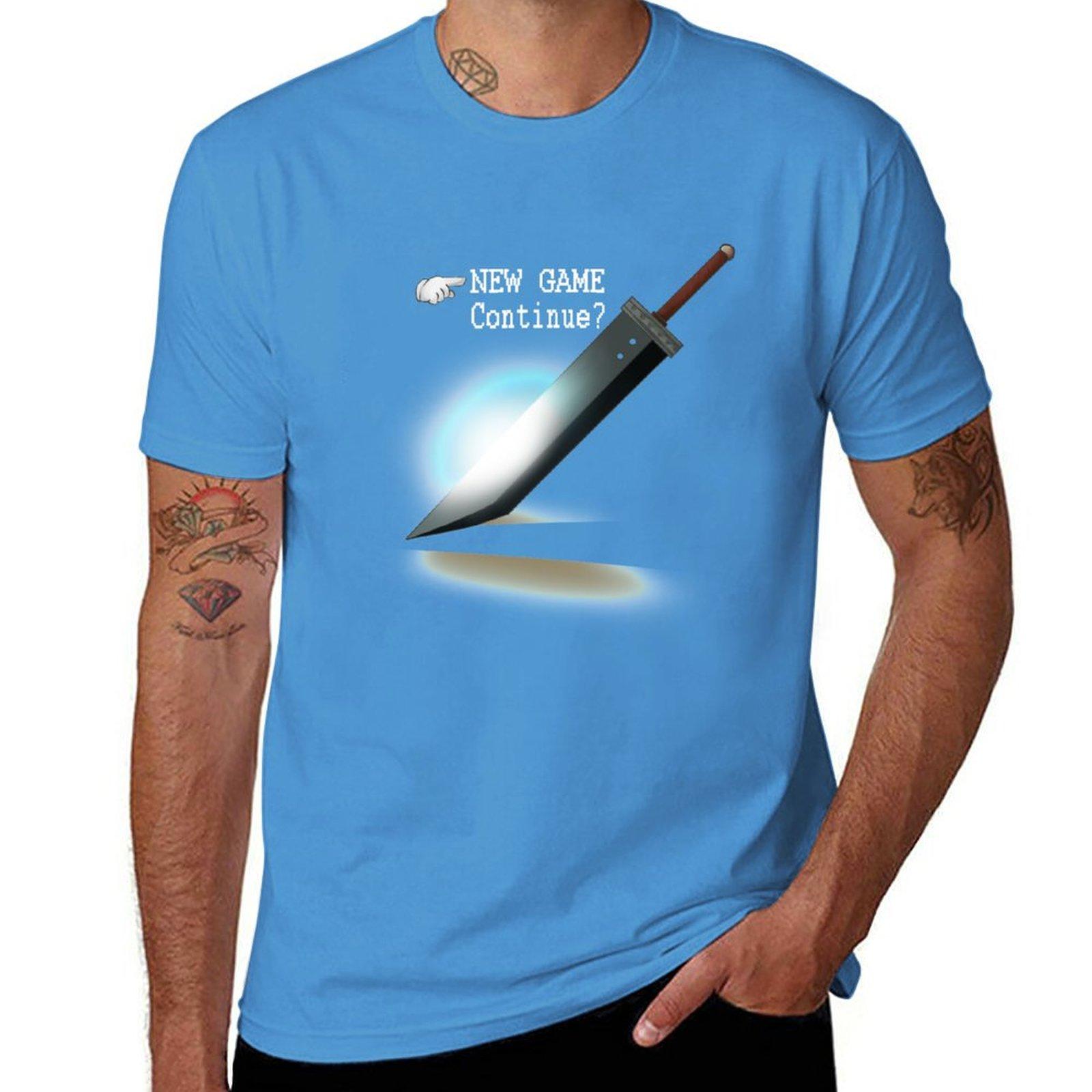 New Game Continue TShirt summer tops quickdrying Mens t shirts S