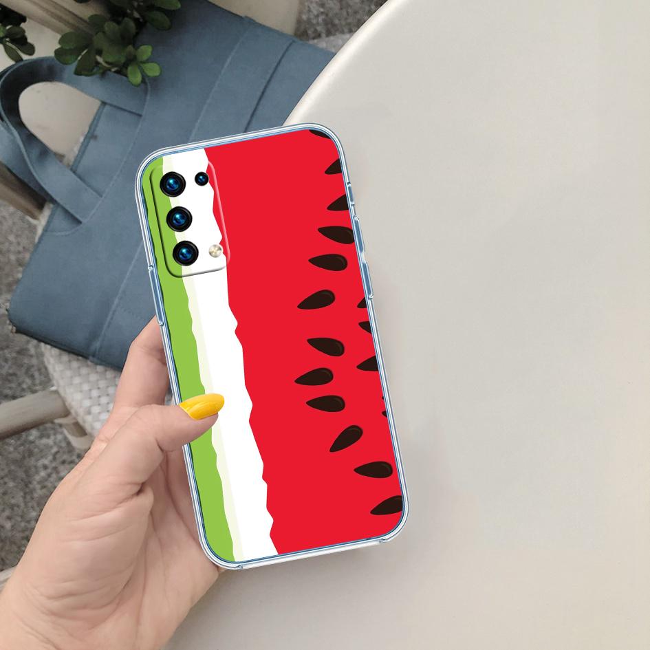 

LO21 Cartoon Fruit Watermelon Soft Shell Transparent Phone Case for Samsung Galaxy A04 A04S A14 A23 A34 A54 M23 M33 M52 M53 Galaxy M23