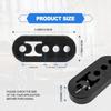 2PCS Exhaust Hanger Rubber Muffler Hanger Universal 4 Holes, Hole Diameter 12