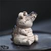 Exquisite Resin Tea Pet Elegant Tea Pet Sculpture Perfect for Tea Shops