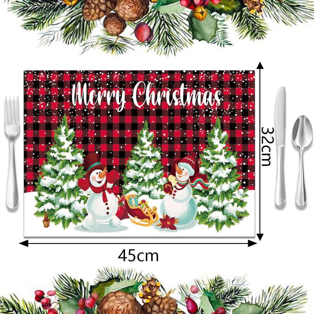 Bestselling Christmas Table Mat: Versatile Heat-Resistant Decorative Placemat
