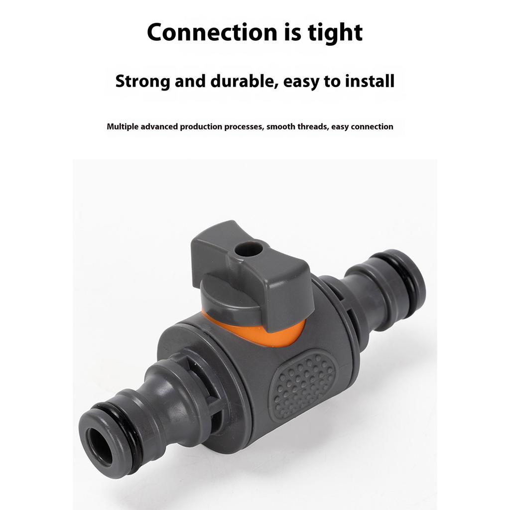 Garden Hose Pipe Tube Quick Release Valve Connector with Control Valve Extender Hose End for Horticultural Irrigation