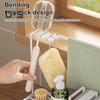 Storage Rack Sponge Holder Sturdy Construction Strong Load-bearing Kitchen Bedroom Dish Soap Dispenser with Removable Tray