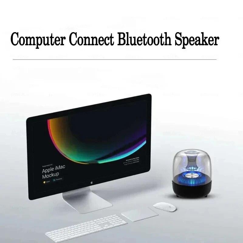 Multifunctional Bluetooth Speaker LED Light Home Theater HiFi Surround Sound Effect Sound Subwoofer TWS Portable Caixa De Som