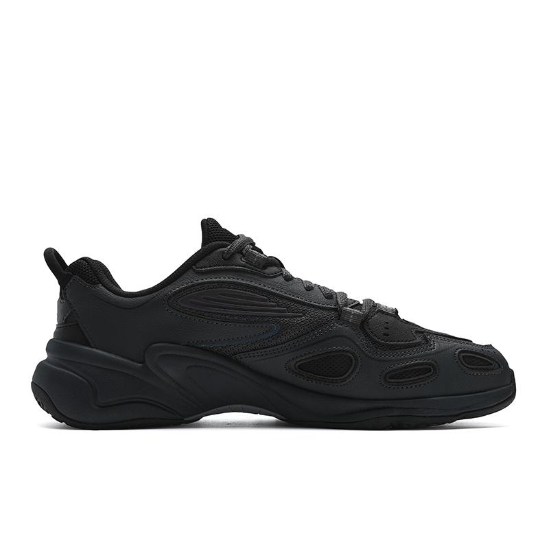FILA Blur 2025 Fashion Versatile Comfortable Simple Sports Breathable Lightweight Low-Top Casual Shoes Men sneaker Shadow-Black Gray F12M532120FDB