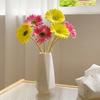 Texture Pu Gerbera Chrysanthemum Simulation Flower Fake Flower Arrangement Dry Flower Bouquet Living Room Decoration Floral