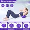 Set 13 Buc/Set Kit Yoga Fitness cu Inel Pilates Inel Yoga Minge Șosete cu Adherență Bandă Booty Bandă de Rezistență Figură 8 Curea de Stretching Echipament Fitness Sală de Acasă