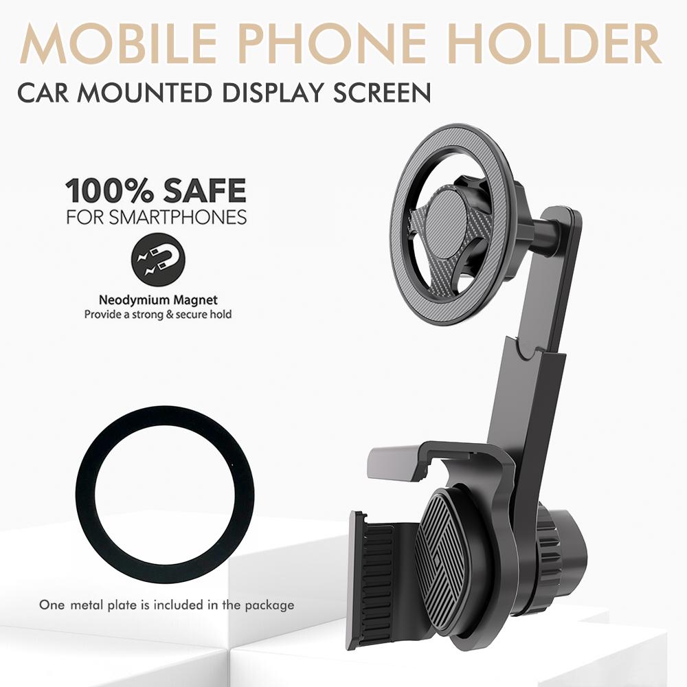 Xiaomi Car Mounted Display Screen Magnetic Mobile Phone Holder 360 Degree Freely Rotation Foldable Mount Usded for Car Electric Vehicle