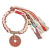 Fashionable Coin Bracelet with Tassels Personalized Woven Hand String Ornament