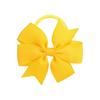 Cute Grosgrain Ribbon Bows Elastic Hair Bands For Girls Baby Lovely Ponytail Holder Hair Ties Children Kids Hair Accessories