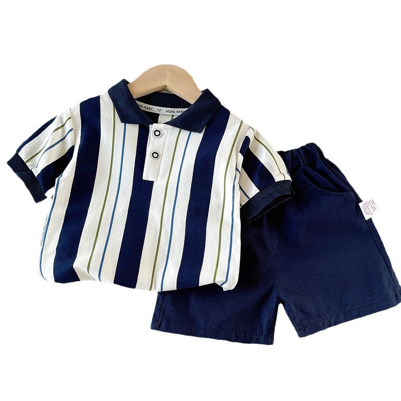 Stylish Boys' Summer Sports T-shirt & Shorts Set