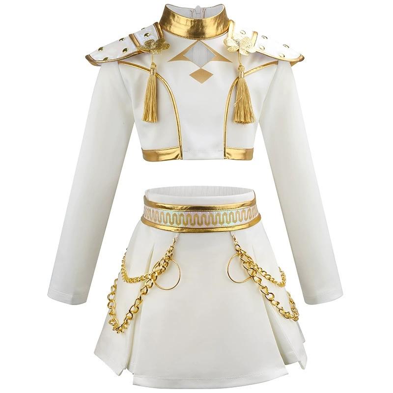 Korean Style K-Pop Cosplay Girls Clothing Sets Dance Stage Costume Girls Suits Birthday Party Gift 4-12 Years New Kids Clothes
