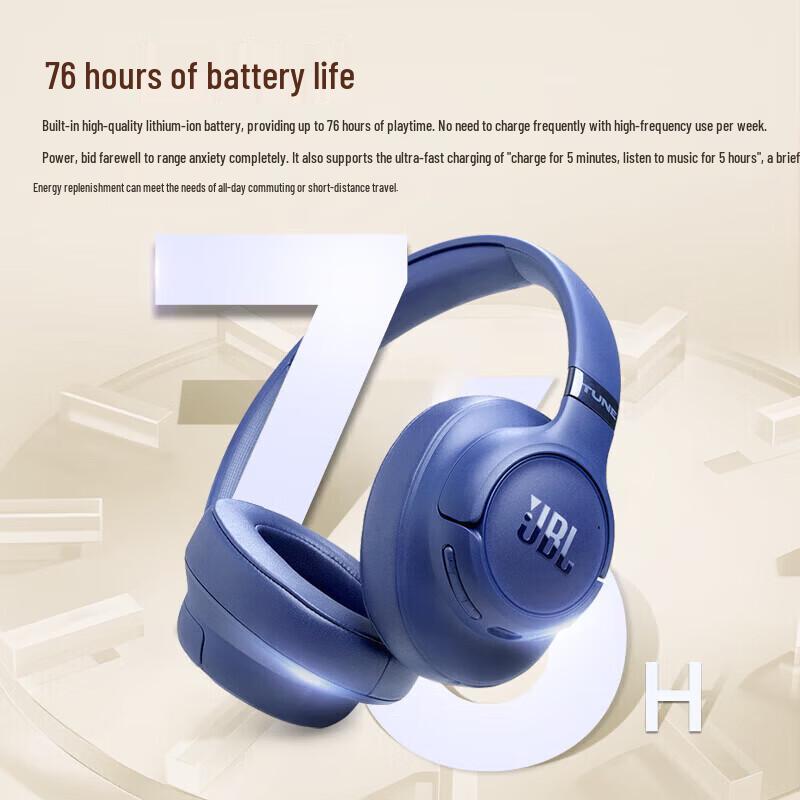 JBL TUNE 780NC Over-Ear Active Noise Cancelling Bluetooth Headphones