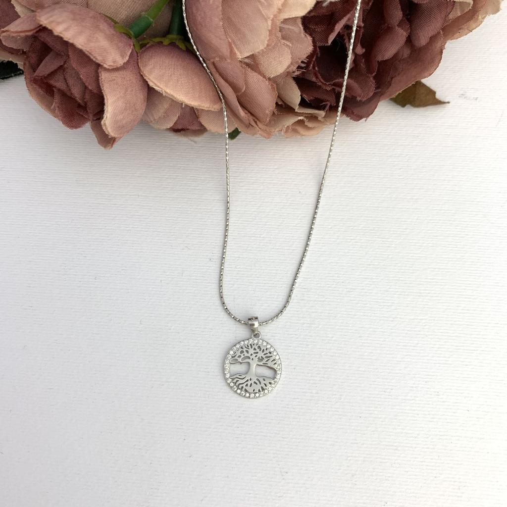 Silver Pendant with Cubic Zirkonia (2080848)
