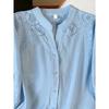Women S Loose V Neck 3 4 Sleeve Summer Casual Shirt