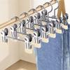 Gruccia appendiabiti multifunzione in acciaio inossidabile, design salvaspazio per jeans e gonne