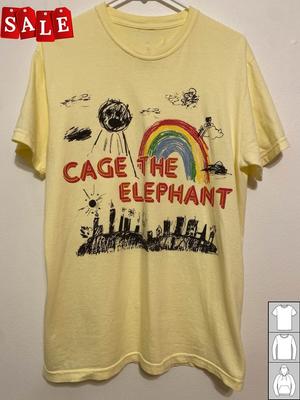 Nueva Popular Camiseta de Regalo para Fans de la Banda Cage the Elephant para Hombres Tallas S-235XL TH515 Camiseta Unisex