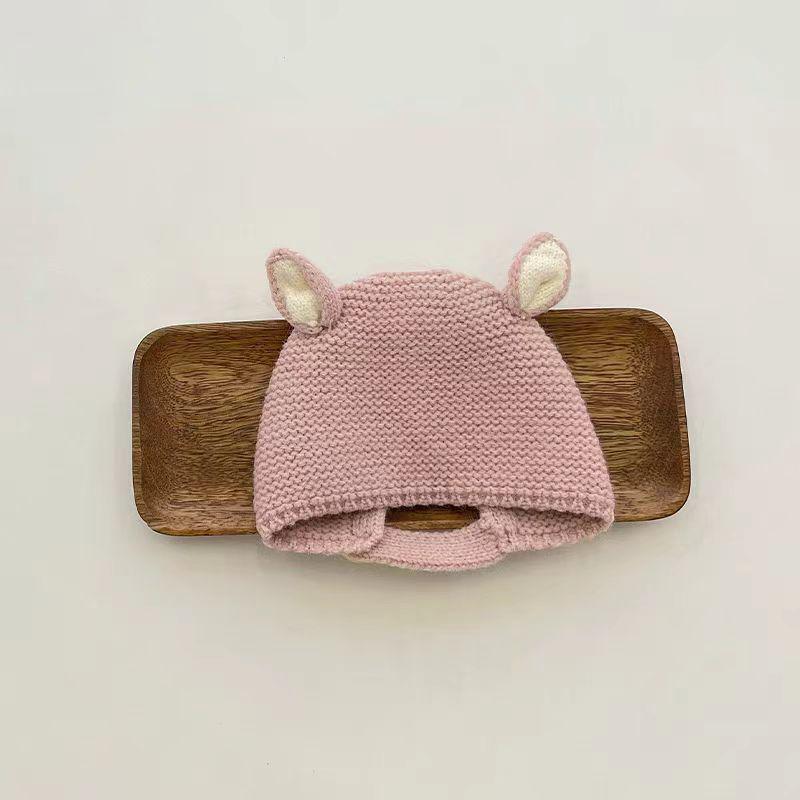 Warm Knitted Wool Hat for Babies - Windproof and Ear-Protective for Autumn and Winter