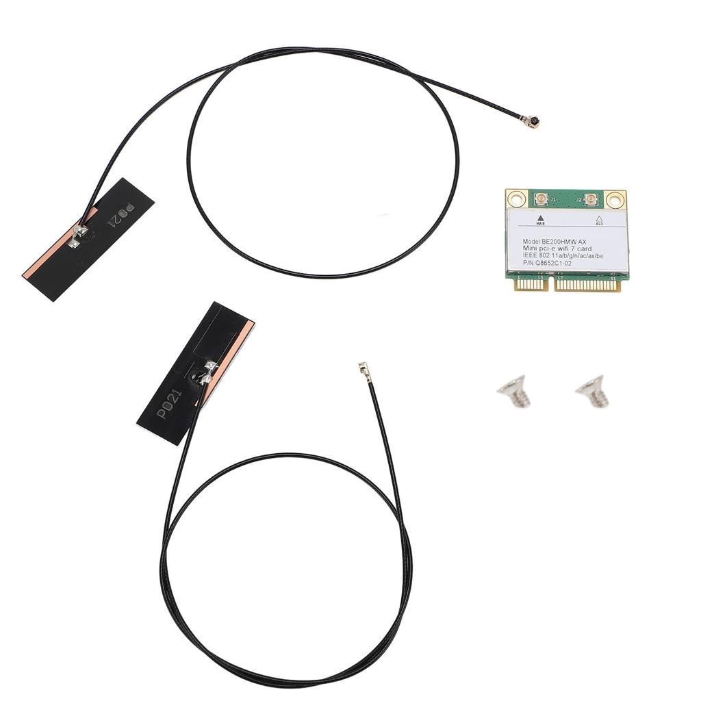 Mini PCI E WiFi 7 Card 8774Mbps 2 Band Gigabit Wireless Network Card BE200HMW para PC