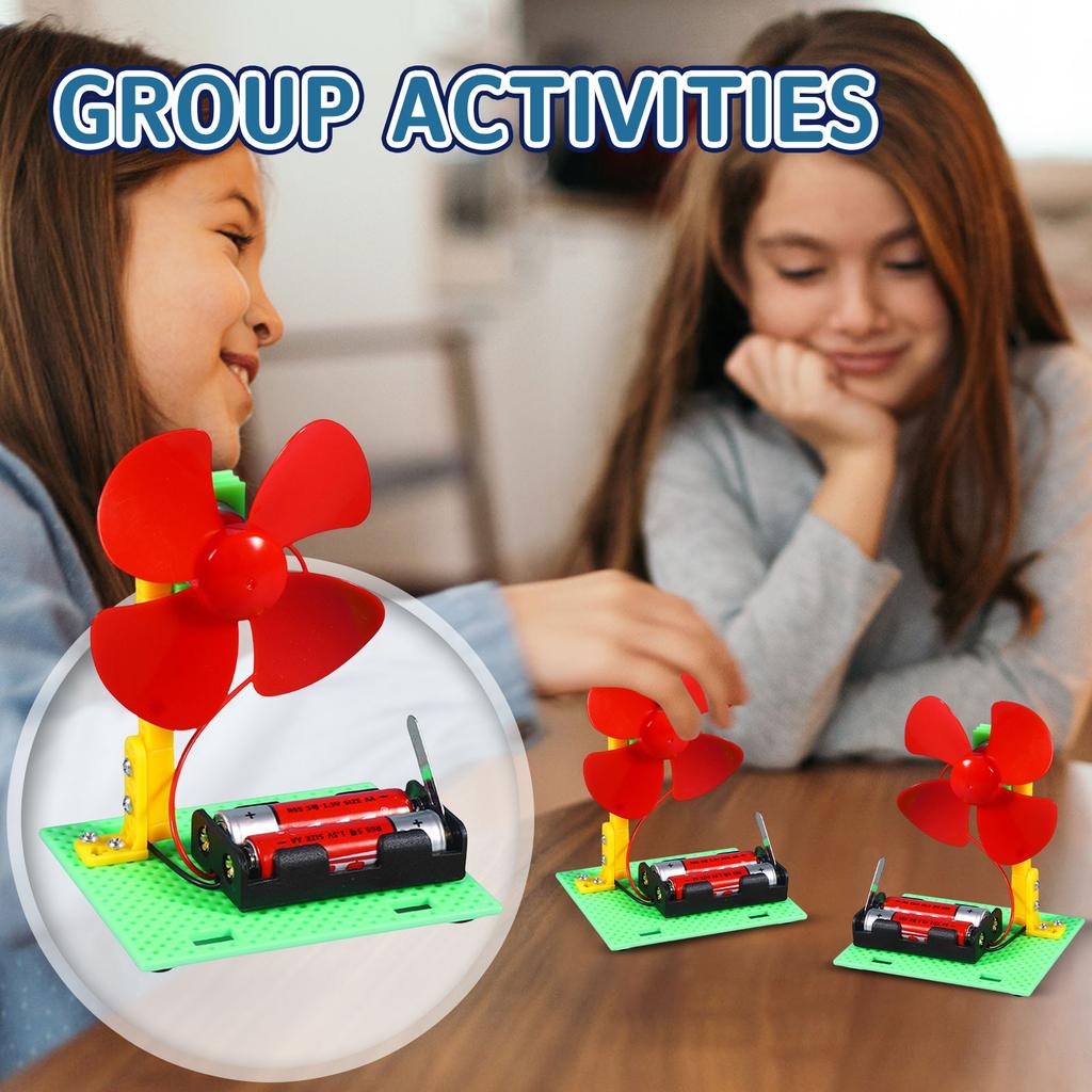 Cultivation Of Primary School Students' Interest In Handmade Science Experiments, Toy Fan Material Package