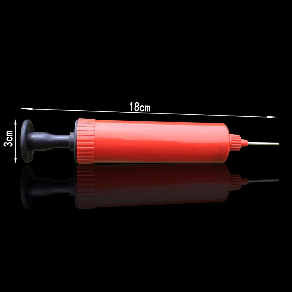 4x Ballpumpe Sett Manuell Kompakt med Nåler Luft Håndtak for Fotball Sportsballer Fotball