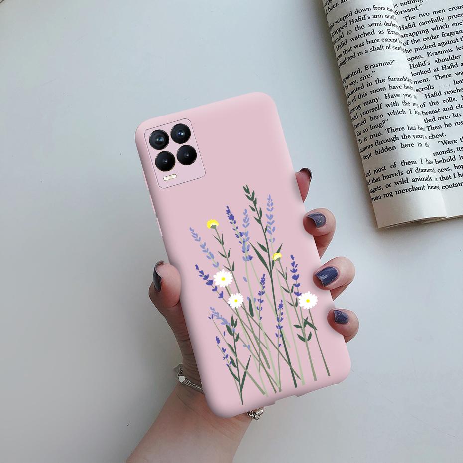 For Oppo Realme 8 Pro Case Cute Painted TPU Silicone Shockproof Soft Back Phone Cover for Realme 8 Pro Global Version 6.4" Case