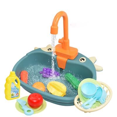 1PC Kids Kitchen Sink Toys Simulation Electric Dishwasher Mini Kitchen Food Pretend Play House Toy Set Children Role Play Girl Toys