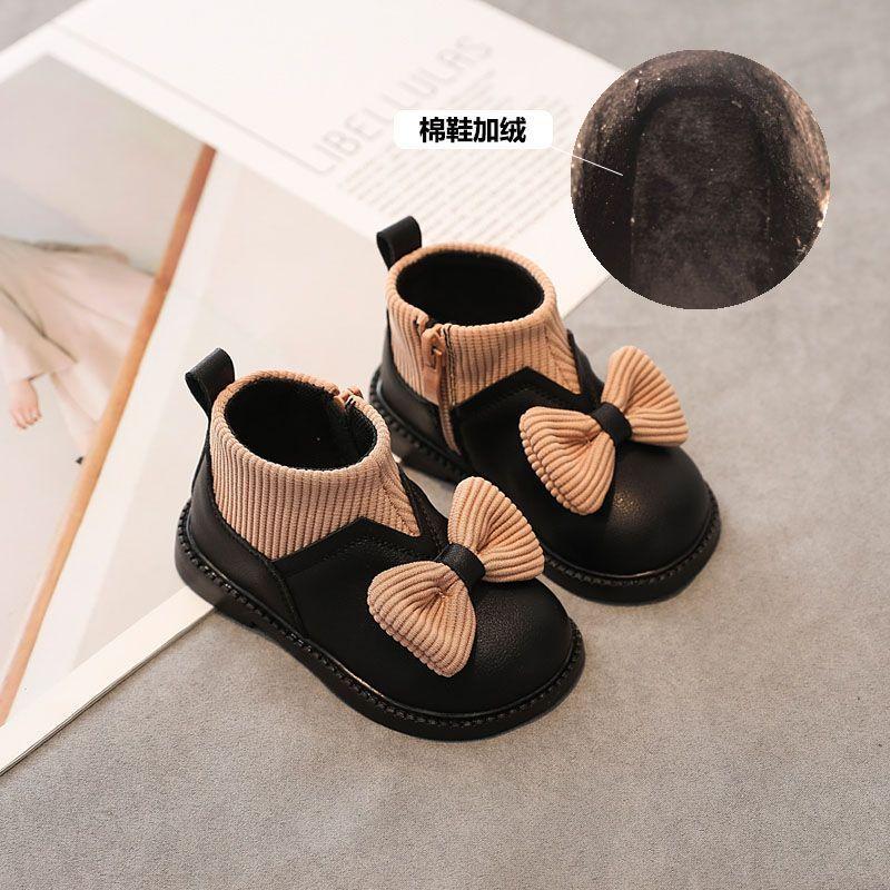 2024 Fată Bebeluș Cizme Scurte de Pluș cu Talpă Moale Pantofi din Piele pentru Copii Pantofi de Prințesă la Modă Pantof pentru Copii pentru Fată Bota Infantil Menina