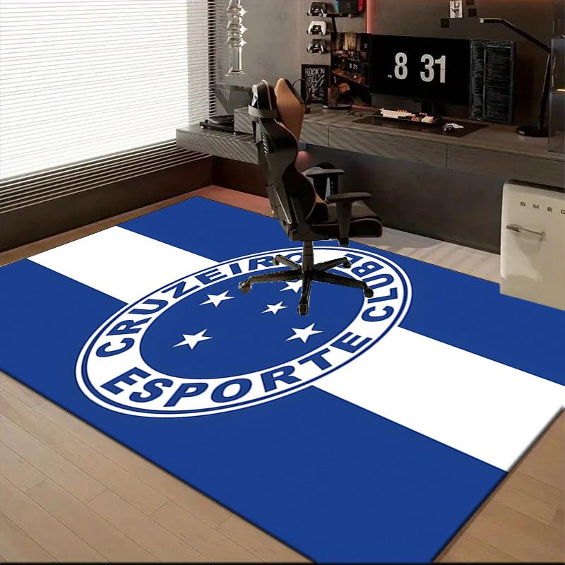 Fc Emblem Printed Office Carpet Chair Cushion  Entryway Rug, Rugs for Living Room, Bedroom Christmas gifts